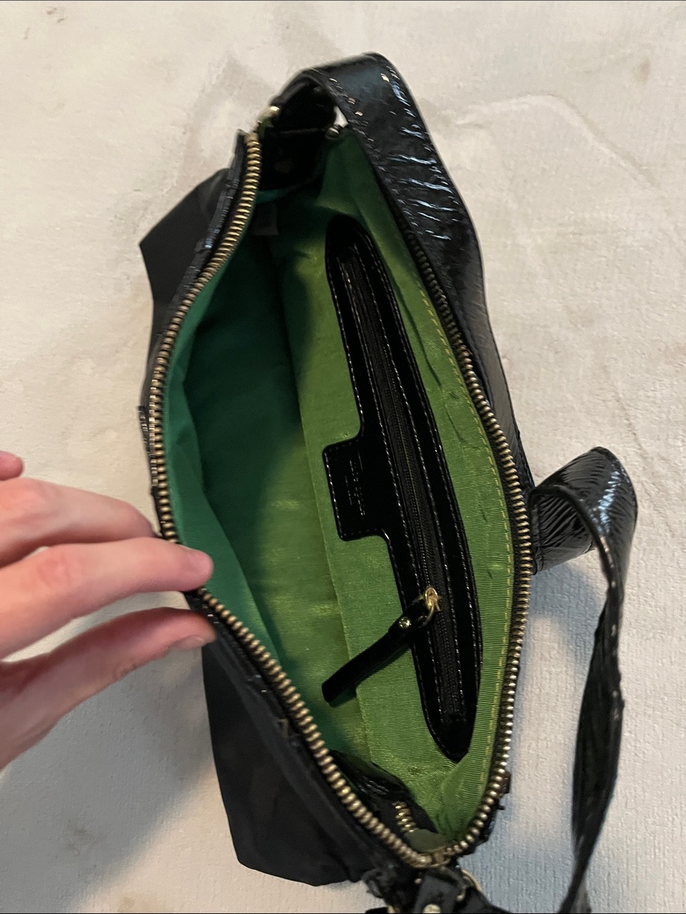 Kate Spade Small Black Nylon Shoulder Bag - Picture 4 of 6